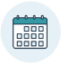teal calendar icon